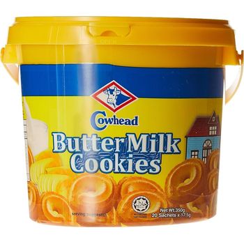 Cowhead Butter Milk Cookies Bucket 350g