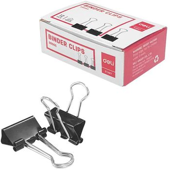 Deli Double Clip 12PCs 19mm