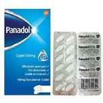 Panadol Caplet Optizorb Formulation 12 Tablets Per Strip 500mg