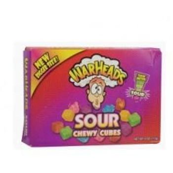Warheads Chewy Cubes Sour Candy 113g