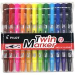 Pilot Twin Pen 12 Colour Set