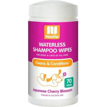 Nootie Waterless Shampoo Wipes Japanese Cherry Blossom 70ct
