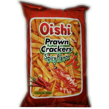 Oishi Prawn Crackers Spicy Flavor 60g