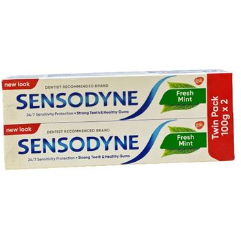Sensodyne Fresh Mint Toothpaste Twin Pack 100g x 2