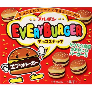 Bourbon Every Burger Chocolate Filled Cookies 66g