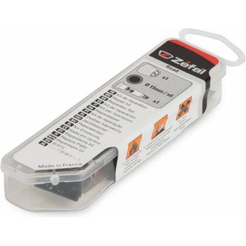 Zefal Road Repair Box 8-parts Transparent