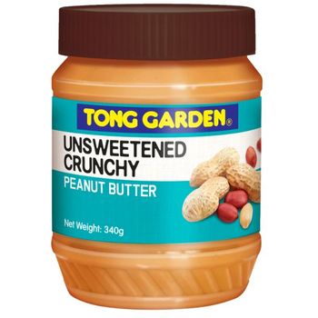 Tong Garden Unsweetened Crunchy Peanut Butter 340g