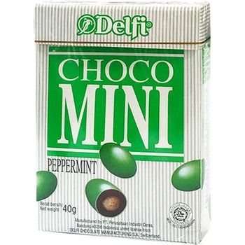 Delfi Choco Mini Peppermint 40g