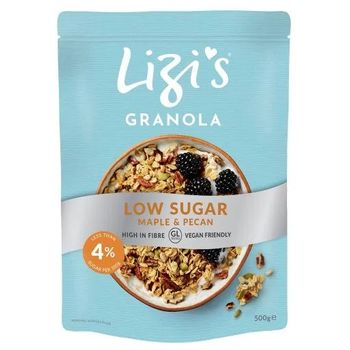 Lizi's Granola Low Sugar Maple And Pecan 500g