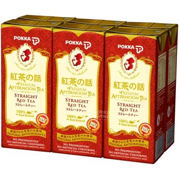 Pokka Premium Afternoon Straight Red Tea 6pcs 250ml