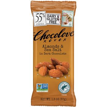 Chocolove Almonds And Sea Salt In Dark Chocolate 37g