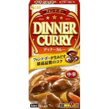 S&B Dinner Curry Medium Spicy 97g