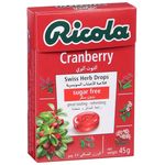 Ricola Sugar Free Cranberry Candy 45g