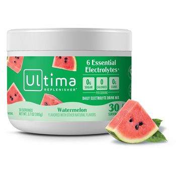 Ultima Replenisher - Electrolyte Mix, Watermelon Natural Hydration (3.7oz)