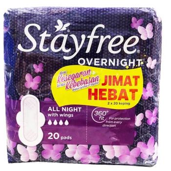 Stayfree Cottony Soft overnight Long 20 pad