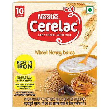 Nestle Cerelac Baby Cereal with Milk Wheat Honey Dates 300g