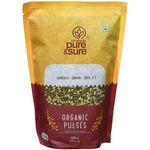 Pure and Sure Organic Green Moong Split 500g