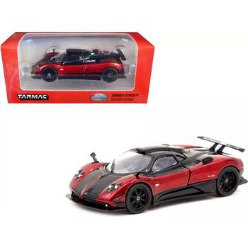 Tarmac Works Pagani Zonda Cinque Rosso Dubai 1/64 Diecast Car