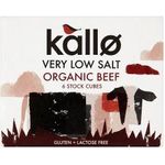 Kallo Very Low Salt Organic Beef Stock Cubes 48g