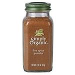 Simply Organic Five Spice Powder Certified Organic 2.01oz Pack Of 6