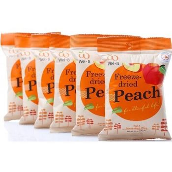 Wel.B Freeze Dried Snacks Peach 16g