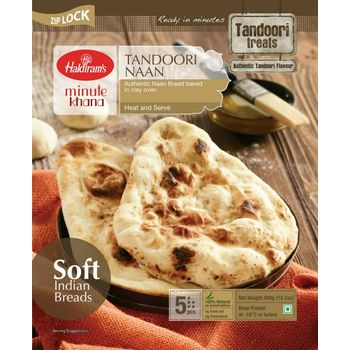 Haldiram's Tandoori Naan 400g