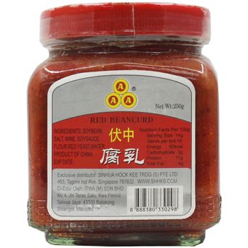 AAA Shantou Red Beancurd 250g