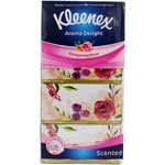 Kleenex Facial Tissue Scented Rose 4 x 90pcs