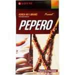 Lotte Pepero Stick Biscuits Peanut Chocolate