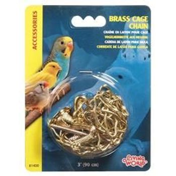 Living World Brass Cage Chain 90 Cm 500g