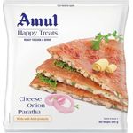 Amul Happy Treats Ready to Cook And Serve Cheese Onion Paratha 500g