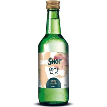 Oneshot White Peach Soju Pint 360ml