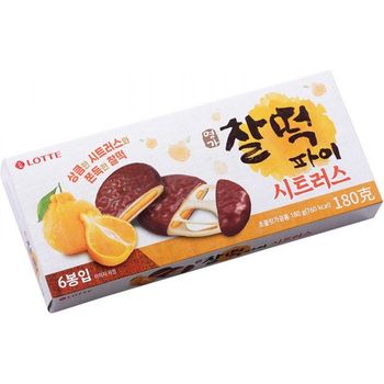 Lotte Rice Cake Choco Pie Citrus 180g