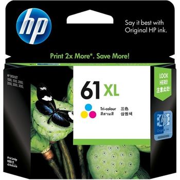 HP Inkjet Cartridge 61XL Colour Ch564wa