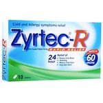 Zyrtec-R Rapid Relief Tablet 10s