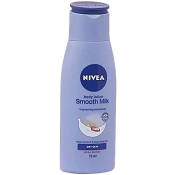 Nivea Smooth Body Milk Shea Butter For Dry Skin 75ml