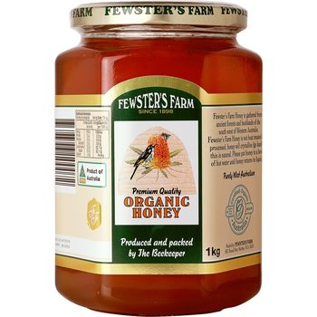 Fewster's Farm Organic Honey 1kg