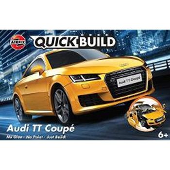 Airfix Quickbuild Audi TT Coupe Yellow Brick Building Model Kit J6034