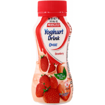 Marigold 0% Fat Yoghurt Strawberry 200ml