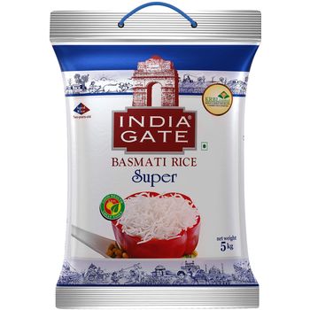 India Gate Basmati Rice Bag Super 5kg