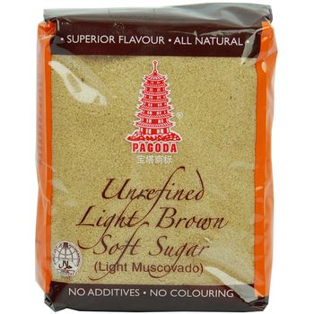 Pagoda Light Brown Soft Sugar 500g