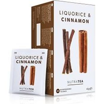 Nutra Tea Liquorice Cinnamon Tea Licorice Tea Cinnamon Tea 20 Tea Bags Herbal Tea 1 Pack
