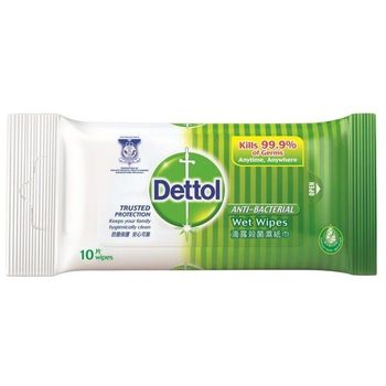 Dettol Antibacterial Wet Wipes 10s