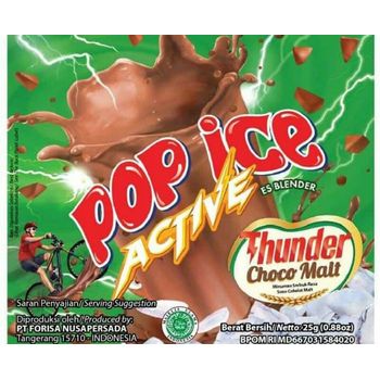 Pop Ice Active Choco Malt 23g