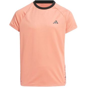 Adidas Girls Golf Graphic Performance Polo Shirt Kids Wonder Clay