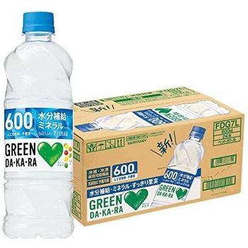 Suntory green Dakara Sports Drink PET 24 bottle 600ml