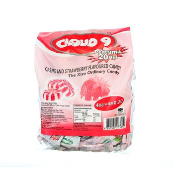 Cloud 9 Candy Creme Dan Berperisa Strawberi 302pcs