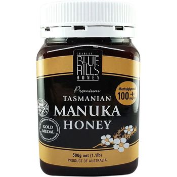 Blue Hills Manuka Honey Methylglyoxal 100+mg kg 500g