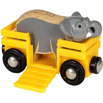 Brio World Elephant And Wagon