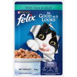 Purina Felix Adult With Tuna Jelly Pouch 85g